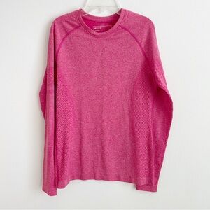 Figs Pink Long Sleeve Top